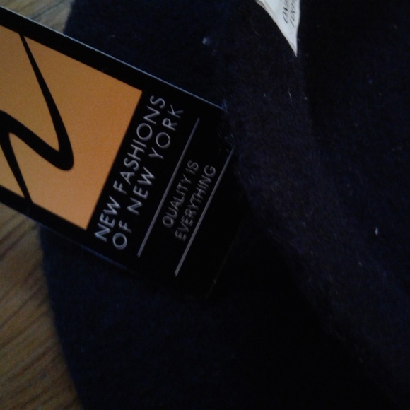 Nautical Beret Hand Designed Dark Blue - Picture 5 of 5